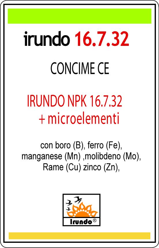 Irundo 16.7.32 + 3 + Microelementi